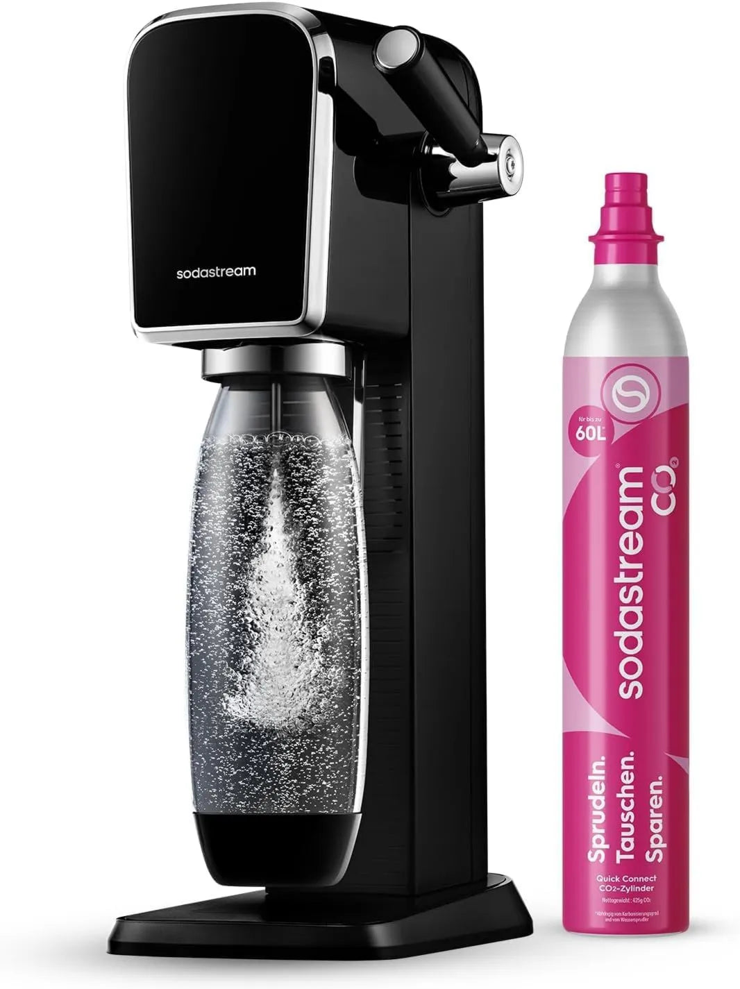 sodastream, Maszyna do sody, butelka, 1 l, 1 butelka, 60 l