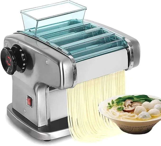Zertylre maszynka do makaronu, Maszyna do ciasta, 135 W, 2, 5 mm, 4 mm, 9 mm, stal nierdzewna, do produkcji spaghetti i lasagna z 3 larg
