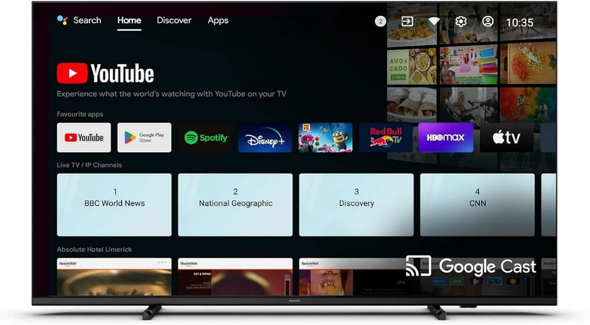 PHILIPS telewizor, 50HFL4518U / 12 Smart TV, TV, IPS płytka, tryb TV 50 'FILIPS 50HFL4518U / 12 50HFL4518U/12
