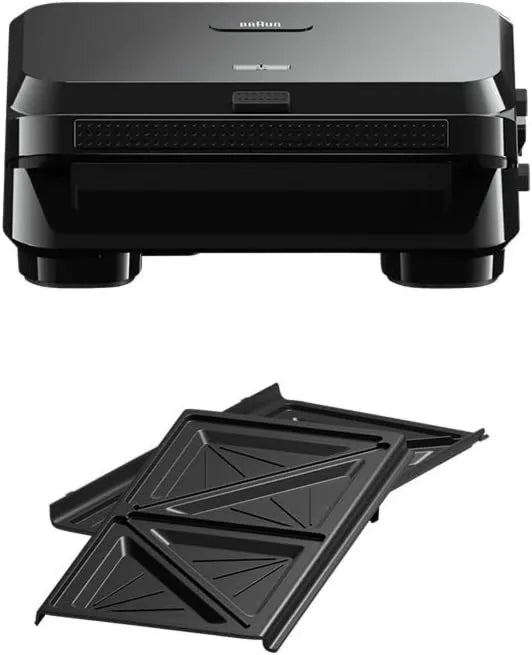 Braun, Pralka SM5000, 800 W, żeliwo, wyjmowalne, czarne, odlewane aluminium