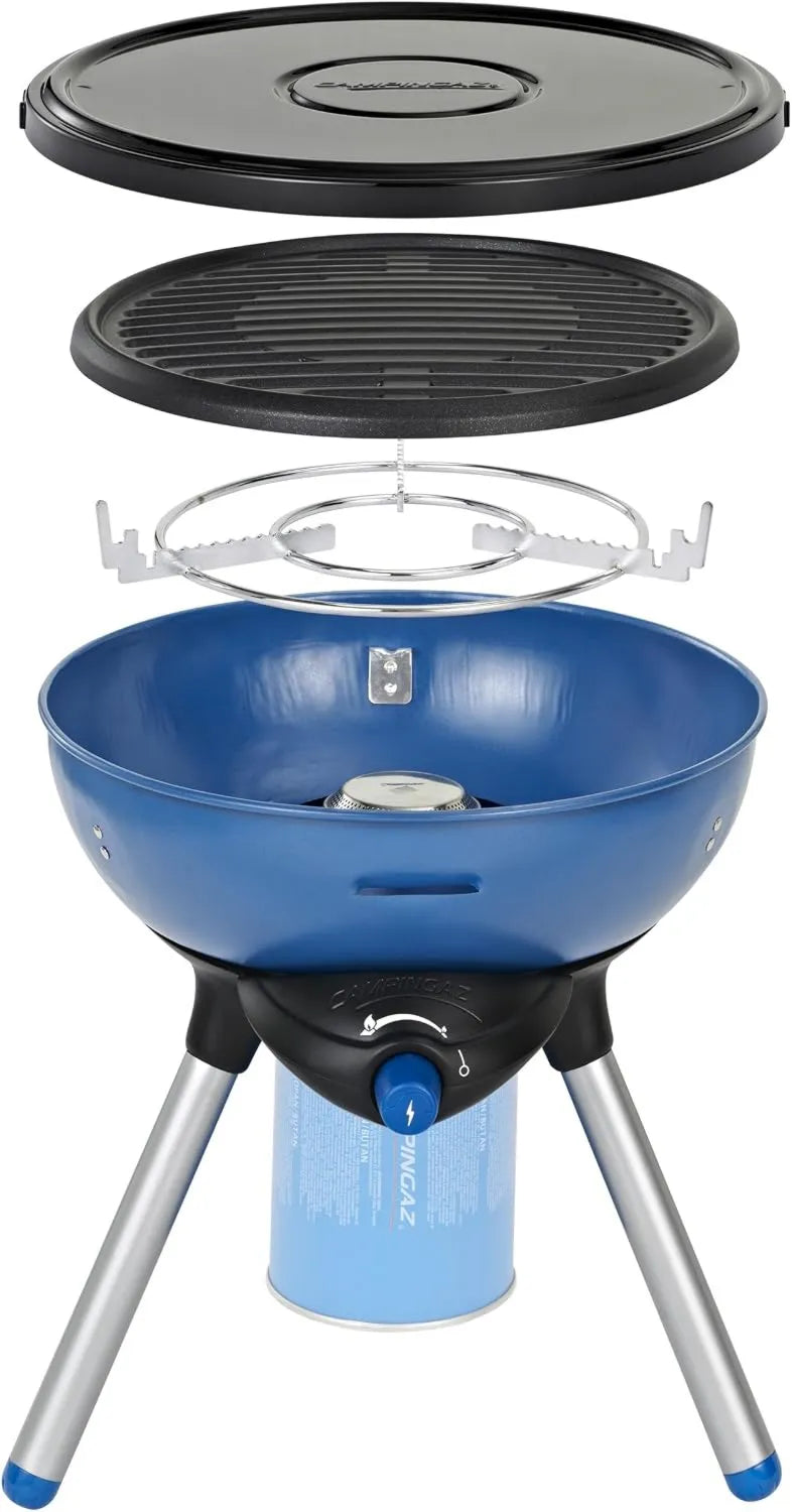 Grill gazowy, 15 cm, 15 x 3 x 15 cm, funkcja grilla, Campingaz Party 200 Kempingowy Grill Gazowy