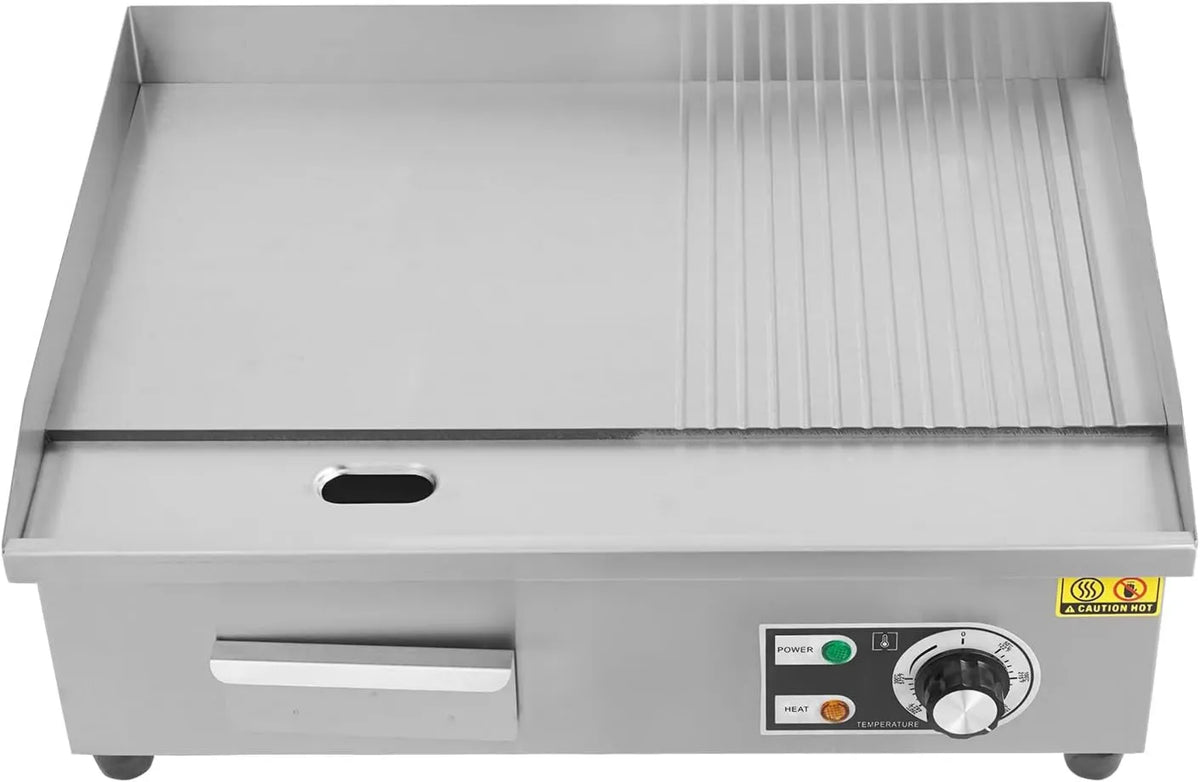 Grill elektryczny, 3000 W, 30 cm, stal nierdzewna, funkcja grilla, Komercyjny grill elektryczny, elektryczna płyta grillowa gastronomiczna