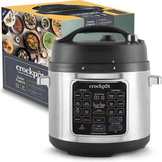 CROCK-POT, CSC062X Multi- kuchenka, elektryczny Multi- kuchenka, 5.6 l, para, czarny