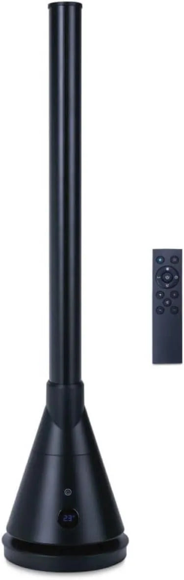 Newlux, Wentylator, 101 cm, 1800 W, dotyk, zegar, termostat, tłumik, czarny, oscylacja Thermostat 9 Poziom, NEWTECK