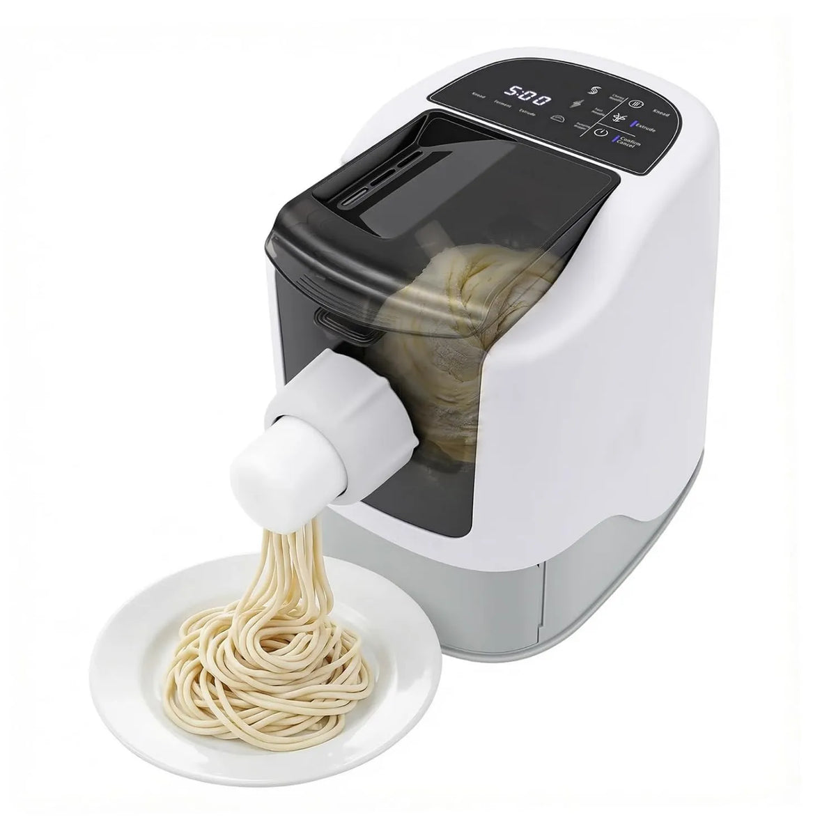 Tenddya maszynka do makaronu, Maszyna do makaronu, 260 W, ekran LED, 500 g pojemności