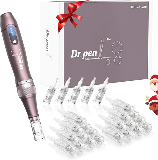 Buyounger, A10 Wstrzykiwacz Microneeding Pen z 25 Wkładami do pielęgnacji skóry