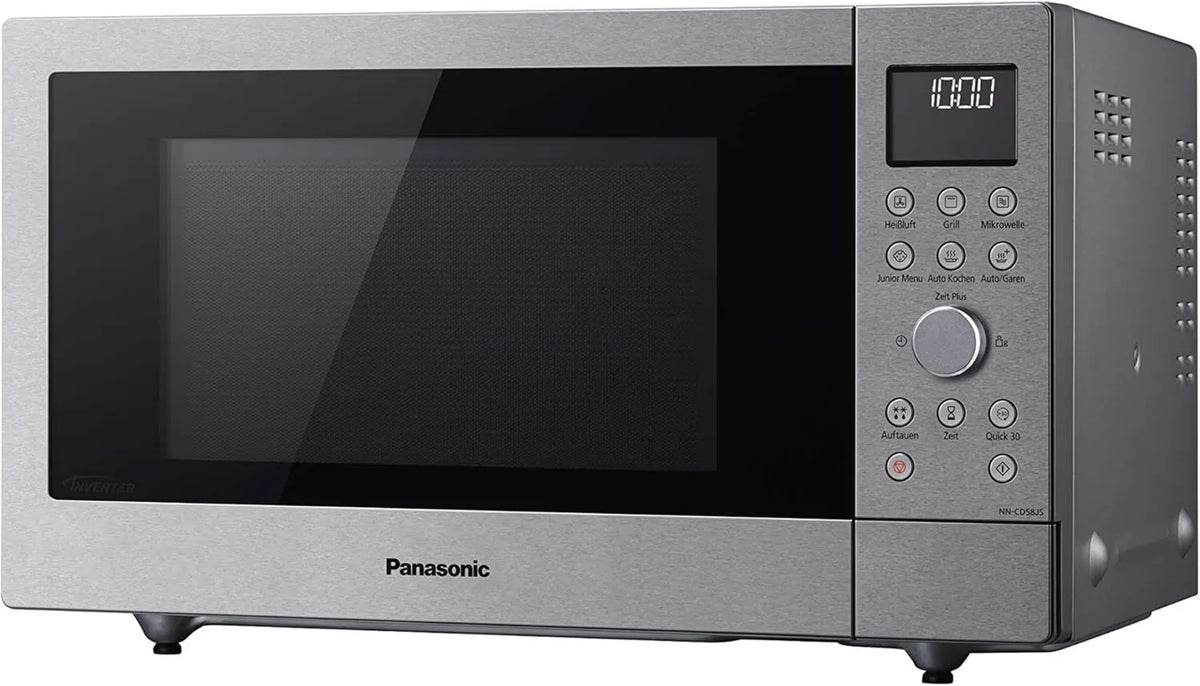 Panasonic NN-CD58 kuchenka mikrofalowa, 1000 W, 395 mm, 310 mm, funkcja grilla, z grillem i gorącym powietrzem, inwerterowa kuchenka mikrofalowa