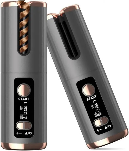 CFEN, Przeciwpalanie, Przywracalne klamry ceramiczne USB, Automatyczne włosy bez żelaza z 6 Ustawienia temperatury i czasu