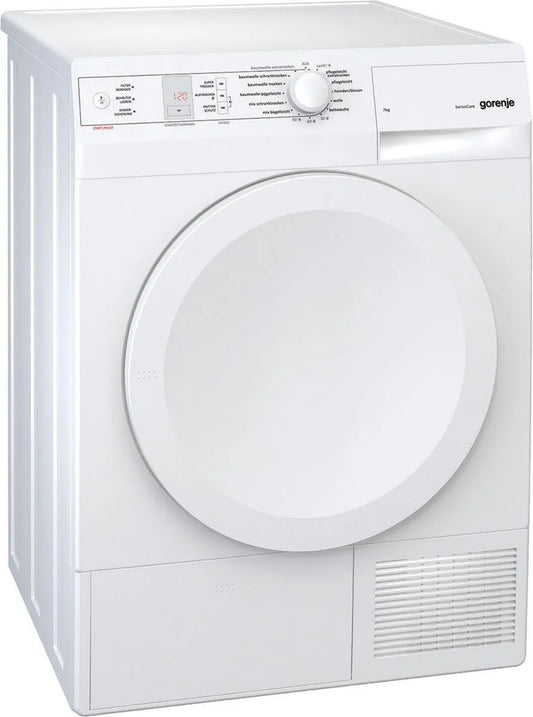 Gorenje suszarka kondensacyjna, D 7462 Suszarka, 7 kg, Suszarka, J Suszarka do kondensacji / A- 20% / 0, 38 kWh / 7 kg / System suszenia condensation/A-20