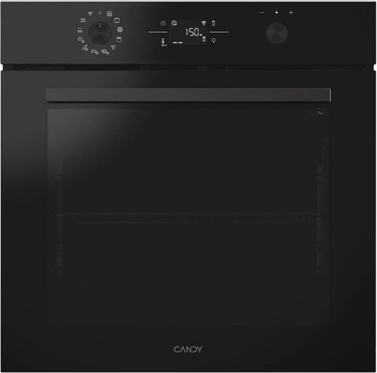 Candy CA6 NP5B3EHTB piekarnik elektryczny, 54,8 cm, 56 cm, sterowanie WiFi, C-Bake 600, piekarnik wielofunkcyjny, 2 tace i 1 kratka