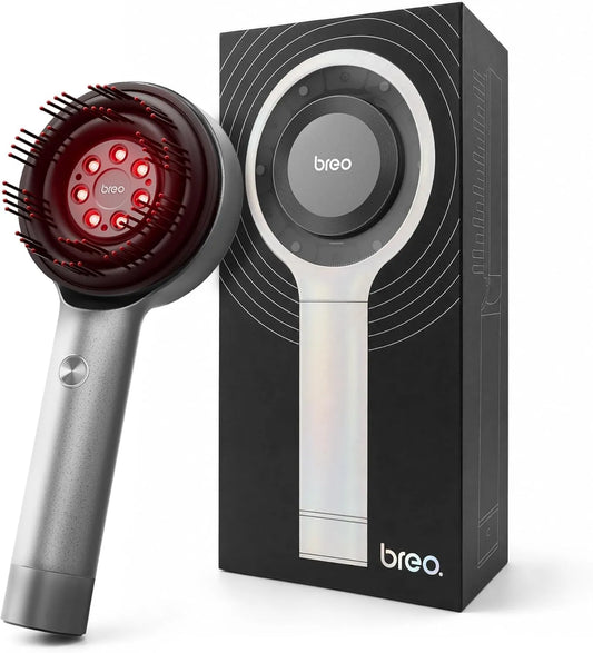 Breo, Skalp3 L IPX7 Masażer, IP65, bezprzewodowy, czerwony, do regrowy, Scalp3 L