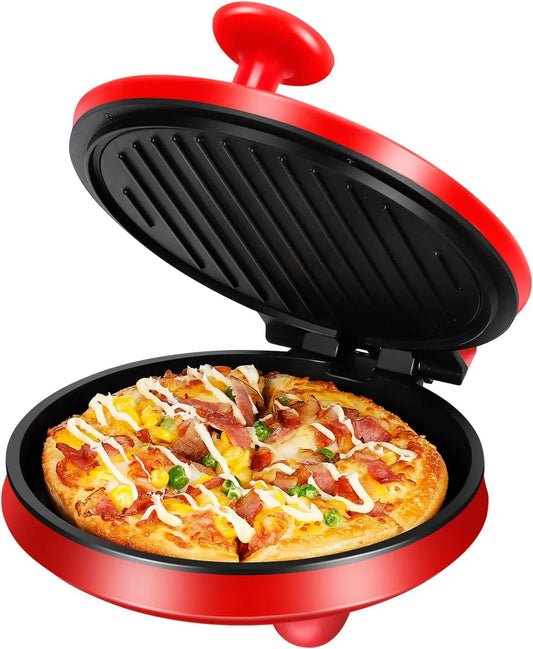 Sokany piec do pizzy, Pizza elektryczny Piec, 1000 W, Sokony Transporter.Red- 00013, Pizza Party dla 2-3 Ludzie, Wysiąść i grać w Pizza Ovens łatwe do Transporter.Rouge-08013