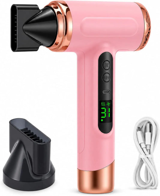 Normodic suszarka do włosów, C 3 15000 mAh Przenośne, 200 W, 3 prędkości, USB, 2 strefy temperatury, bezprzewodowy, do domu śpiących podróży
