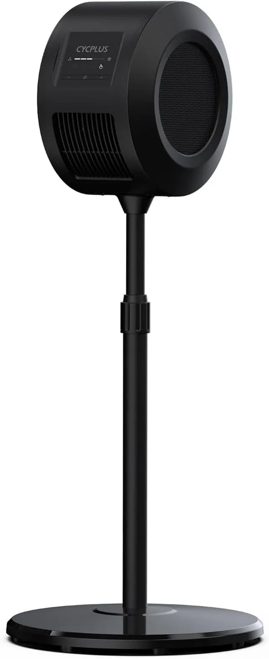 CYCPLUS, Wentylator, Bluetooth / ANT +, Zdalne sterowanie i aplikacja, tłumik, 5 prędkości, silnik BLDC
