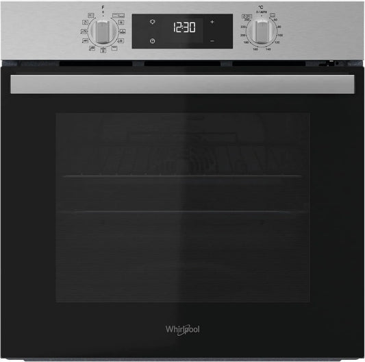 Whirlpool OMR58RR0X piekarnik elektryczny, 55,1 cm, 59,5 x 59,5 x 55,1 cm, stal nierdzewna, wielofunkcyjny piekarnik do zabudowy, klasa A+. Cook 3