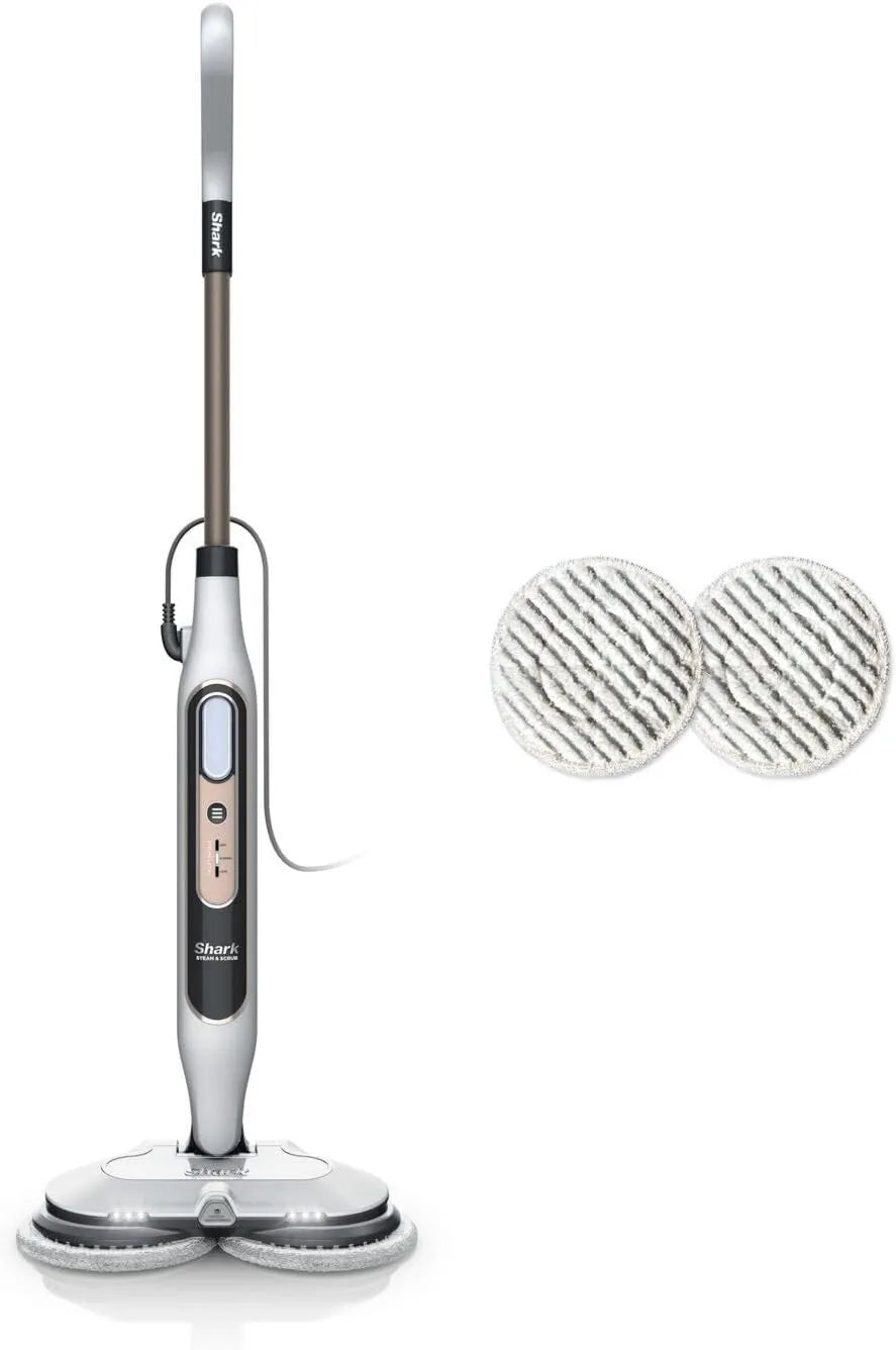 S8201EU, 119 cm, praca automatyczna, funkcja pary, Shark Automatyczny mop parowy z funkcją wtryskiwania pary, 2 obrotowe nakładki, 3 tryby pary