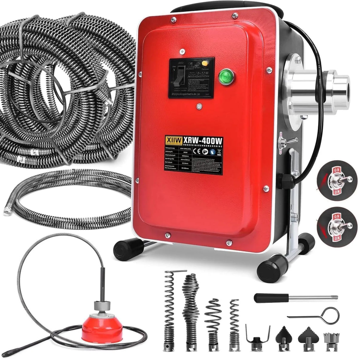 XIIW, Silnik, 400 W, 31, 5 m, 10 mm, 16 mm, 26, 100 mm, dla Ø30- 100 mm