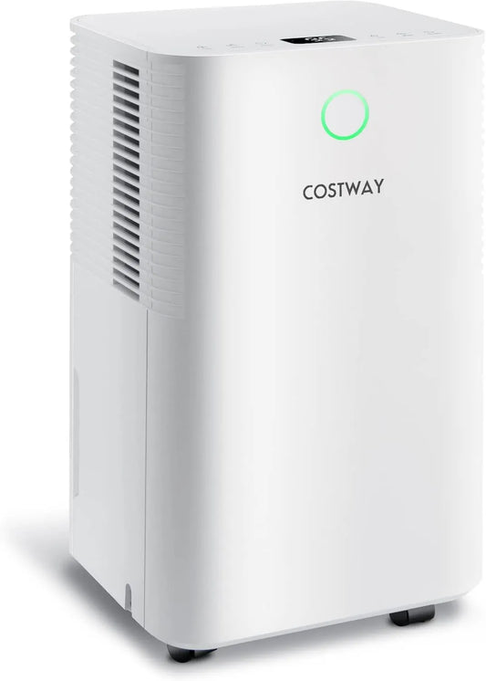 Osuszacz powietrza, 15 m², 36 dB, timer, praca automatyczna, COSTWAY 12 l/dzień osuszacz powietrza, wielkość pomieszczenia ok. 15 m²