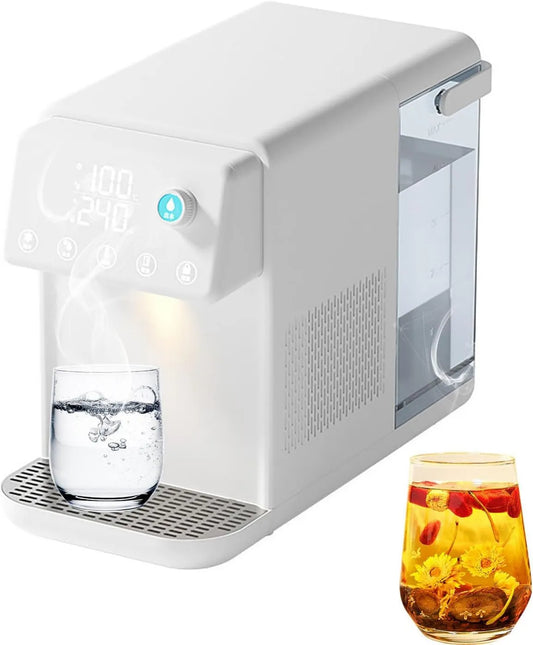 Generic, czajnik elektryczny, 25 do 100°C, 2 strefy temperatur, biały, 12 Ustawienia temperatury, 8 poziomów głośności