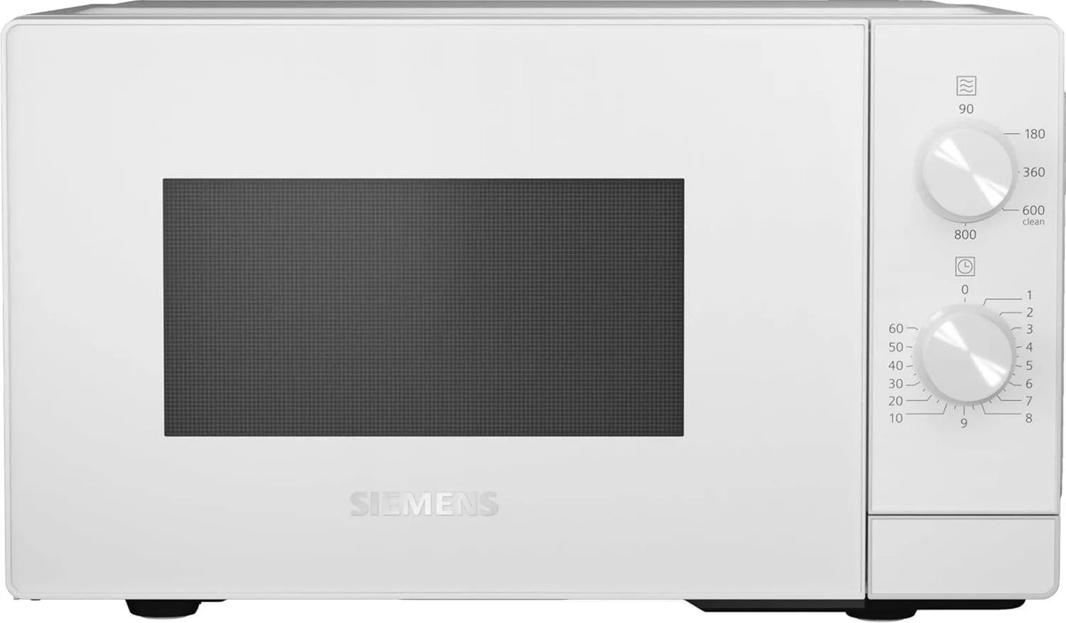 SIEMENS, iQ300 FF020LMW0 Kuchenka mikrofalowa tylko 20 l 800, 20 l, 800 W, mikrofalówka, biała