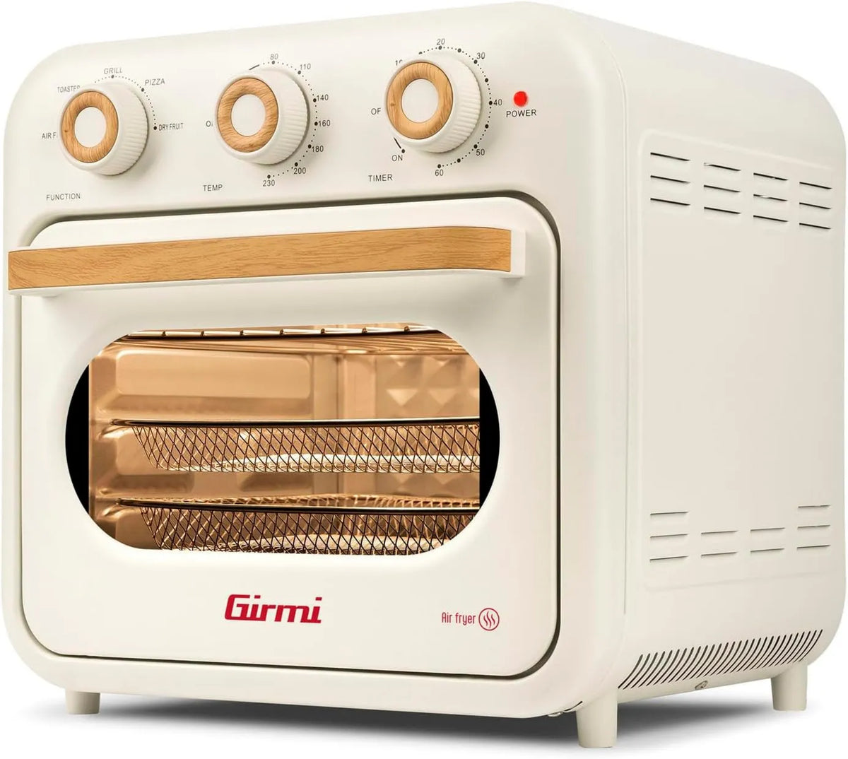 FG29 wentylator, 1500 W, 1630 W, Girmi Fryer powietrzny, oświetlenie wewnętrzne, Maxi wentylator powietrzny, 30% oszczędność energii