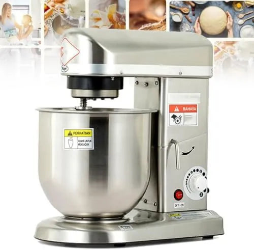 asdchZen robot kuchenny, Robot, 5 l, 3 prędkości, profesjonalny, stal nierdzewna, dla La Boulangerie