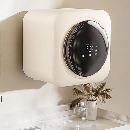 ZMIN pralka, 5 l, instalacja ścienna, do apartamentów i małych przestrzeni, automatyczna Mini 3, Beżowa, i Suszenie