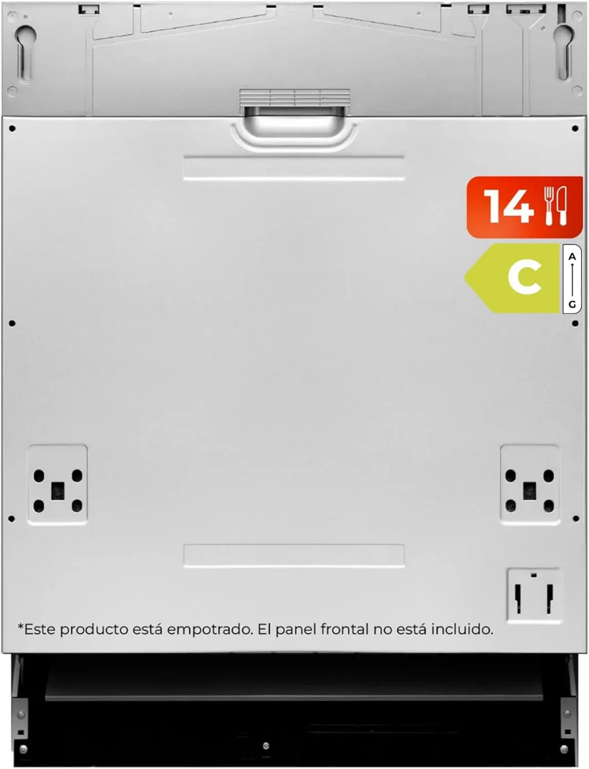 EVVO zmywarka, 60 cm, 8 programów, Di.2, regulowana górna, 14- pokojowa pojemność, szybki program 30 minut, drobne światło