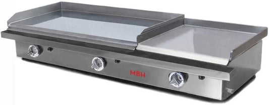 MBH - MAQUINARIA BAR HOSTELERÍA, Produkt Przemysłowy plancha gaz 800 x 400 mm twarde chrom i 400 x 400 mm laminowana stal dla hoteli. Fry Profesjonalny top dla bar i bar
