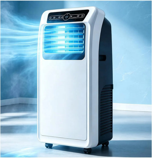 LXXSHOPDS klimatyzator przenośny, Klimatyzator, Przenośne, Ciche, Odnawianie i Wentylacja, Klimatyzator 12 000 BTU Z trybami chłodzenia