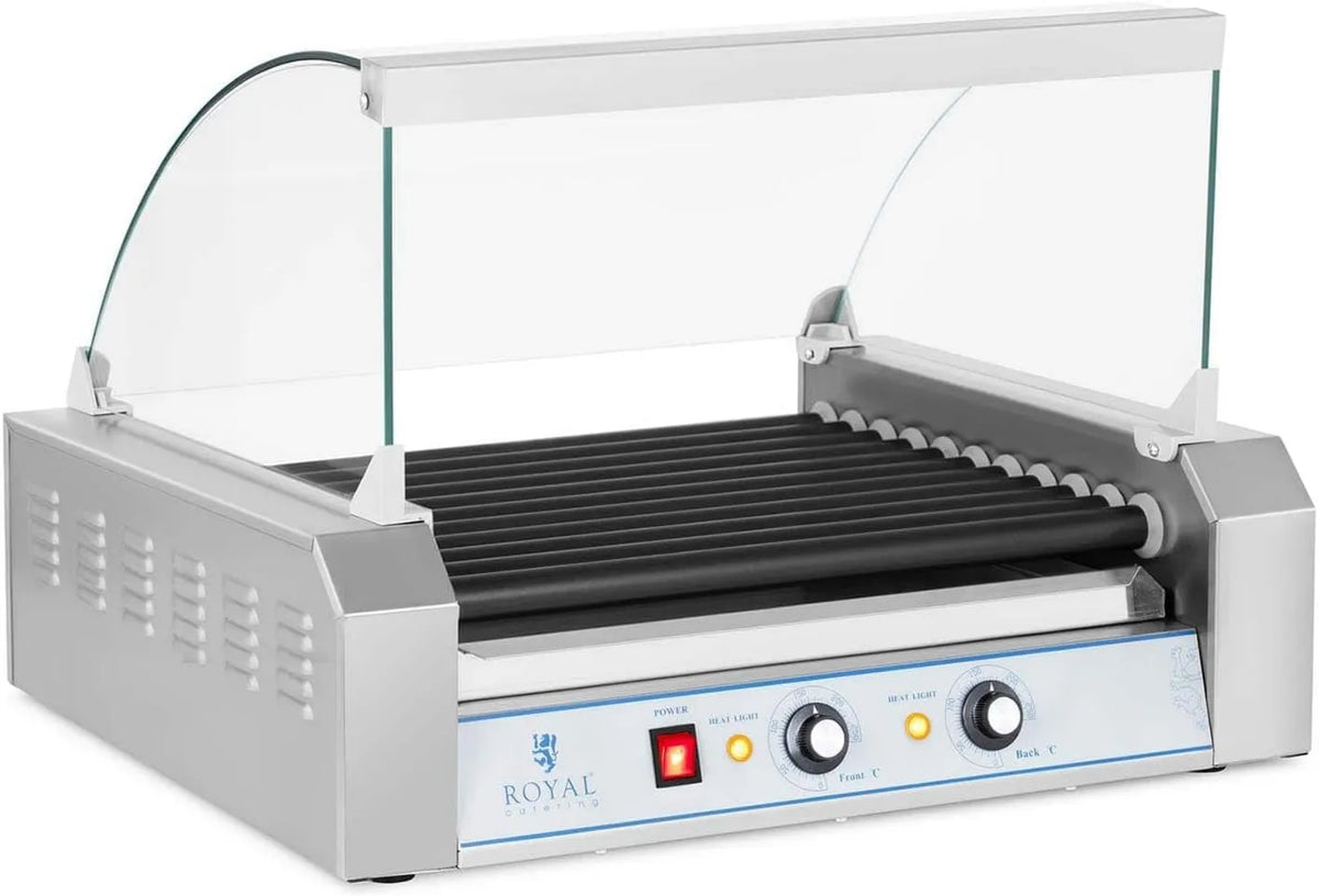 Royal Catering, RCHG- 11T Grill, 48x58x41 cm, 2 pola grzewcze, 2200 W, remont, powłoka non@-@ stick, funkcja ogrzewania RCHG-11T
