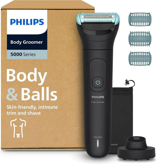 PHILIPS, BG5485 / 30 rozmiar włosów i golenie intymne obszary, kosiarka męska z Triple Seaving System, Bodymyer 5000 Series BG5485/30